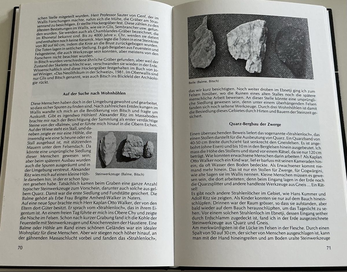 Libri: Emil Schmid Steinkultur im Wallis – Usato da Crans-Montana venduto da plainemorte 2
