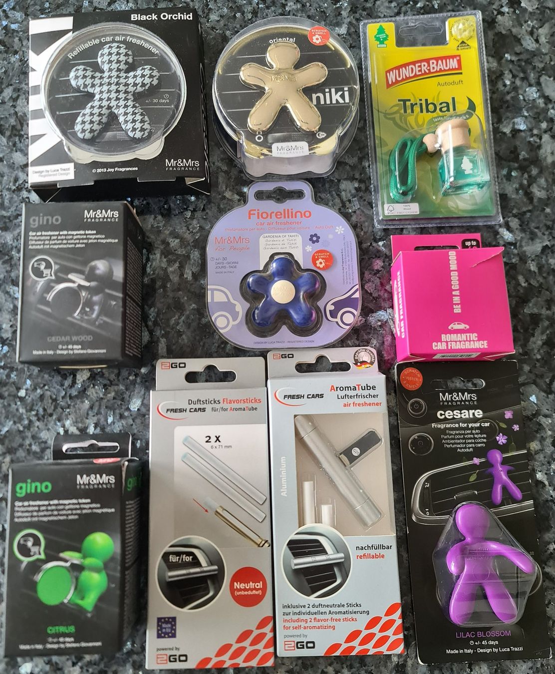 Deodoranti per ambiente: 10 stück Neu Auto Duft Lufterfrischer Mr&Mrs Wunderbaum – Nuovo e nell'imballaggio originale da Uerkheim venduto da Kaufoption