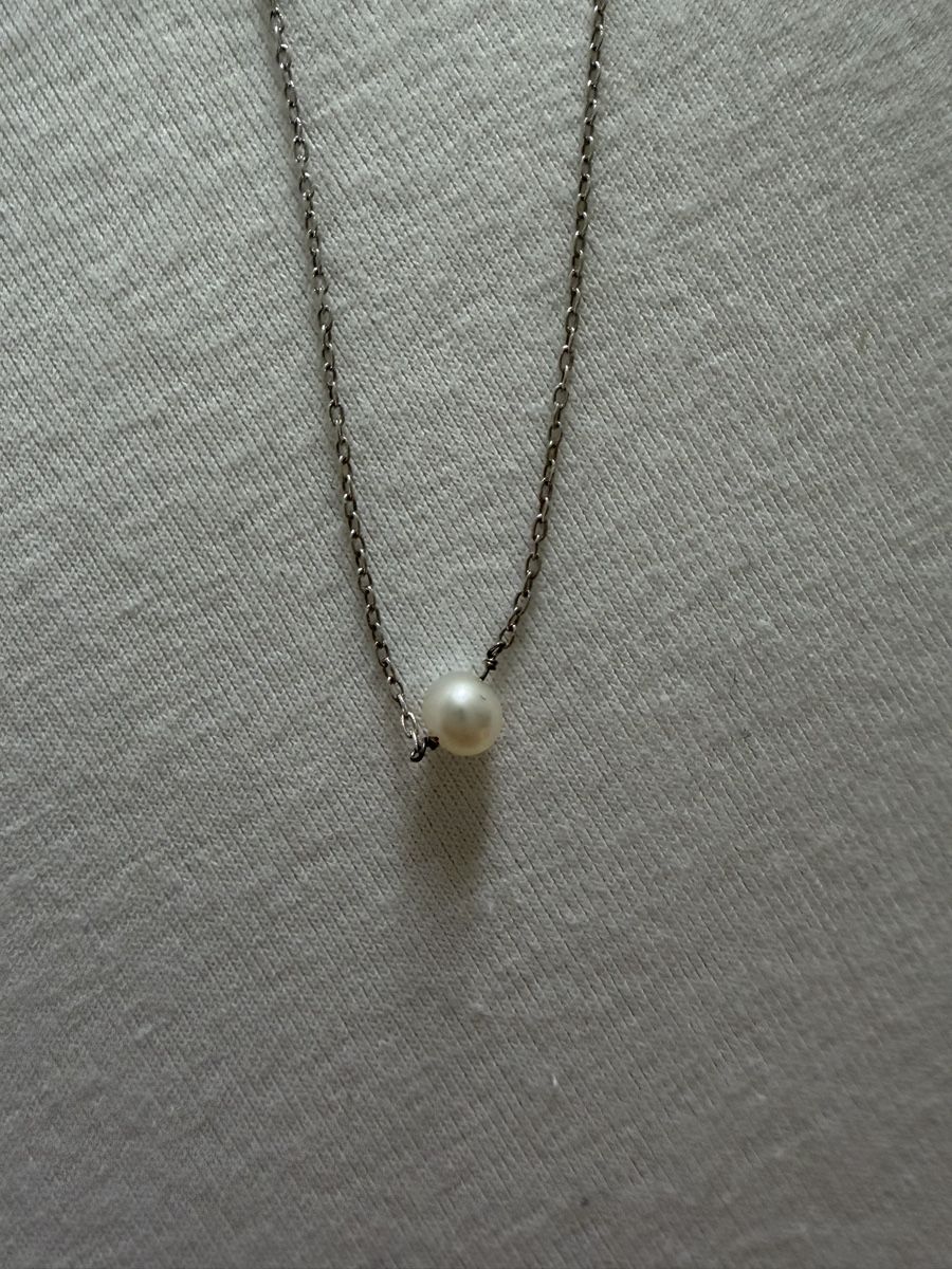 Catenine: Necklace 925 Silver with Pearl – Nuovo (secondo la descrizione) da Uster venduto da Monika_OB 9