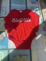 Baby Body My First Christmas rot Grösse 90