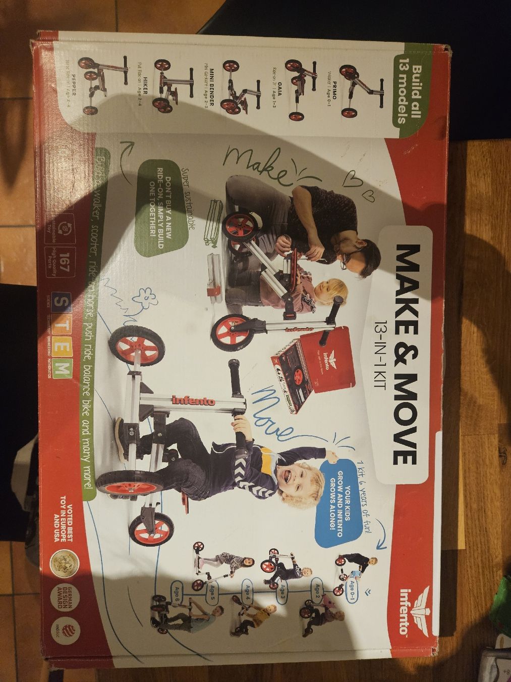 Infento Make & Move Kit 13-in-1 (100% Vollständig / 167 Tei (Gebraucht ...