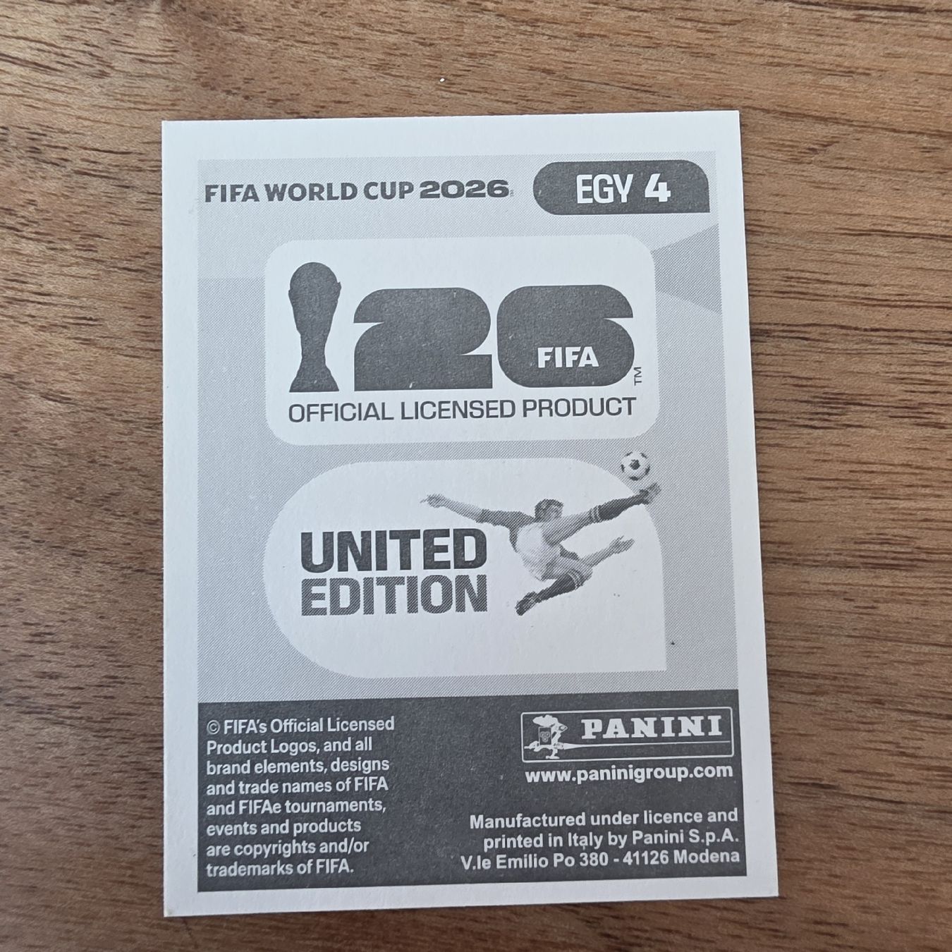 Panini Carte collezionabili: Panini Mohamed Hamdy EGY4 – Nuovo e nell'imballaggio originale da Buchs AG venduto da LogoParts 1