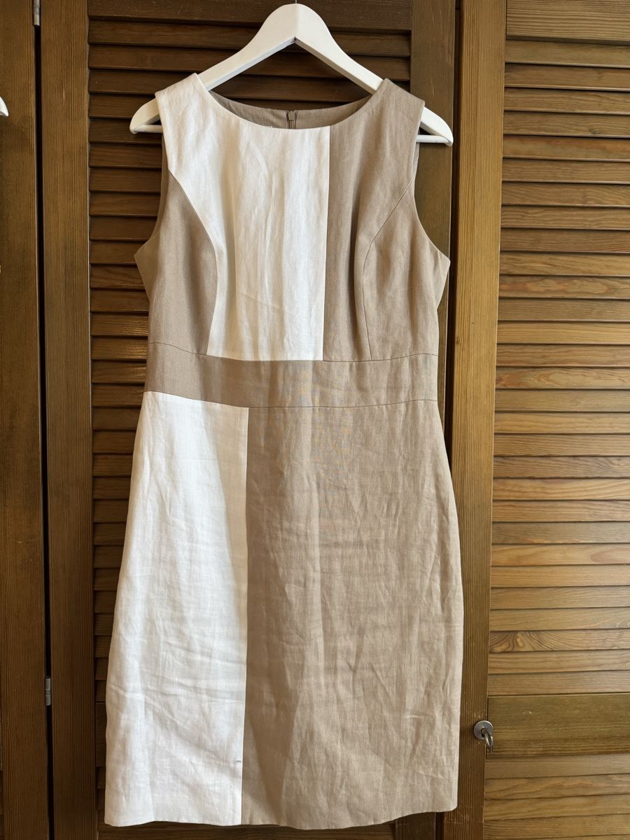 Scapa Vestiti: Scapa Leinen Kleid und Balzer Set, Beige, Grösse 38 – Usato da Zürich venduto da ahjelmer 1