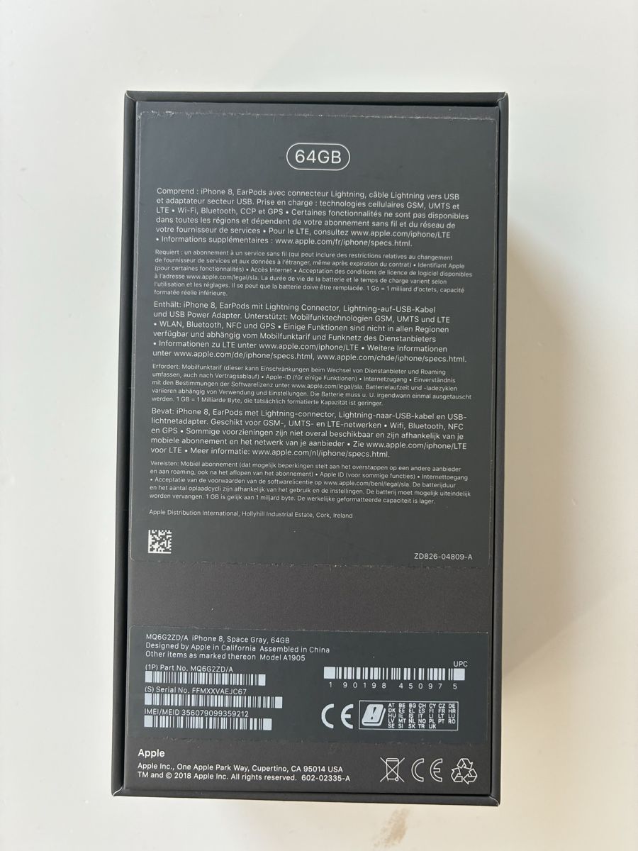 Apple Handys / Smartphones: Apple iPhone 8 64GB Space Grey - Battery 87% – Gebraucht aus Lucens von metaD 3