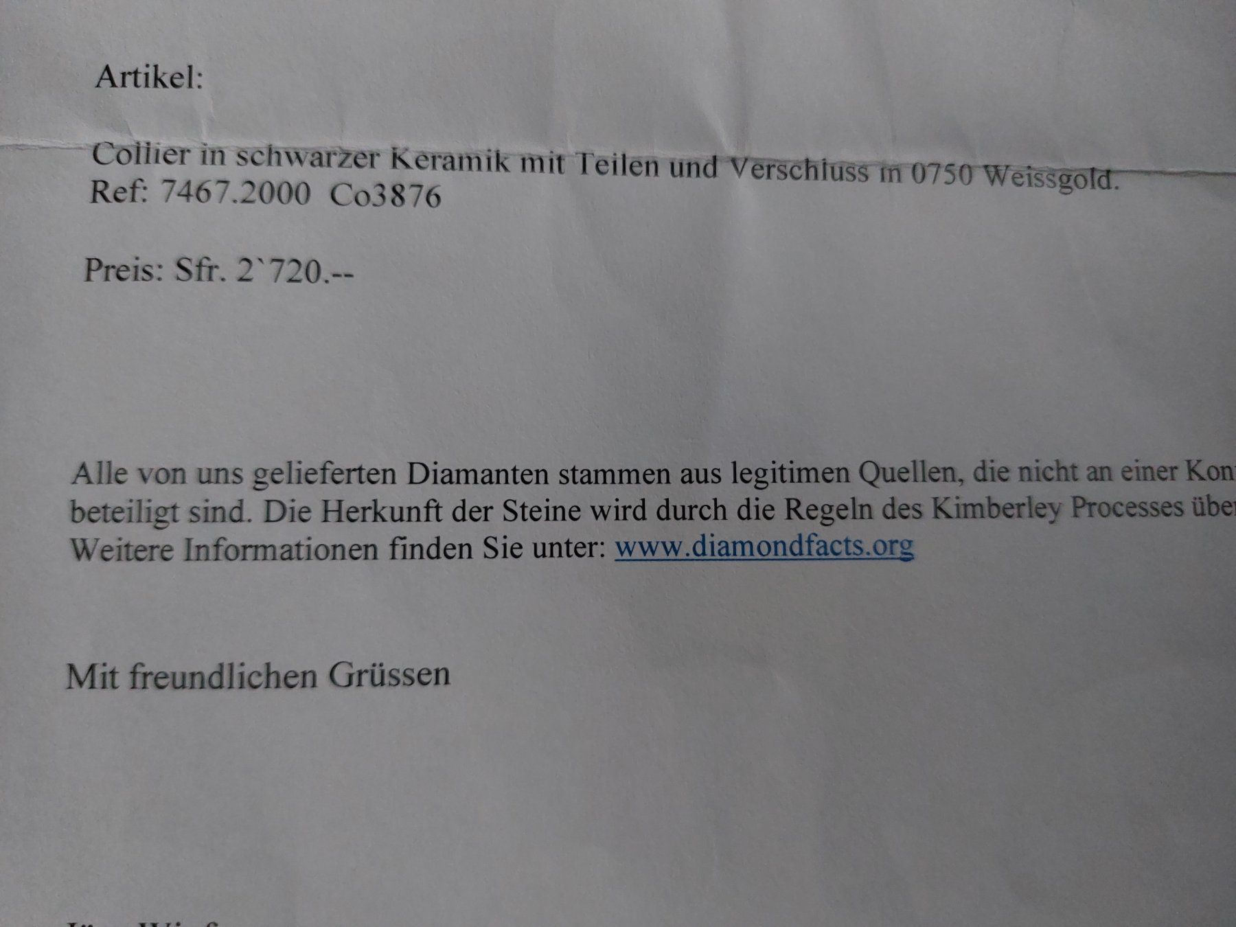 Ketten: Schmuckset – Gebraucht aus St. Margarethen TG von giana02 1