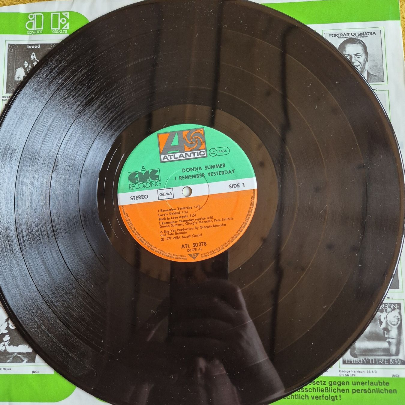 Dischi in vinile: Donna Summer - I Remember Yesterday LP Vinyl – Usato da Engi venduto da Hinzi84 3