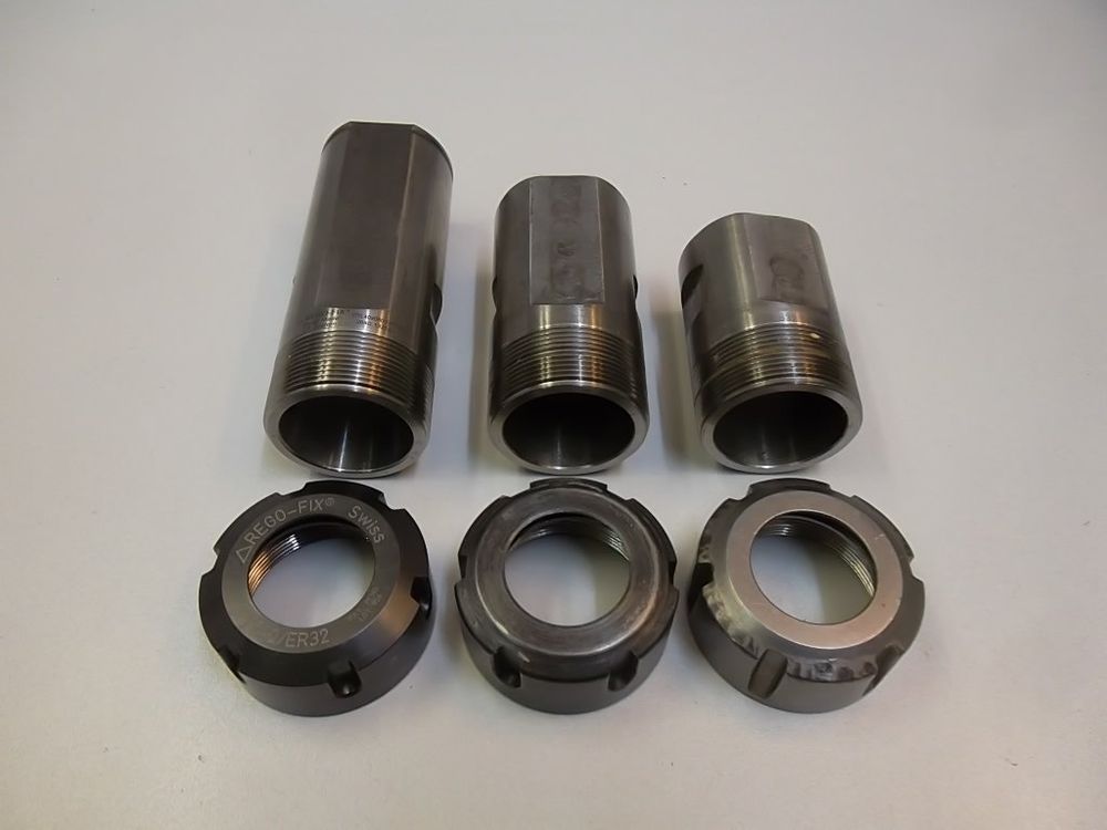 10 Stück R8-ER32 Spannzangenhalter-Set Aus Hochgeschwindigkeitsstahl – Für CNC, Fräsen & Bohren