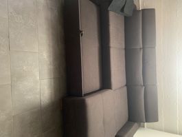 Gratis Sofa Grau/Schwarz
