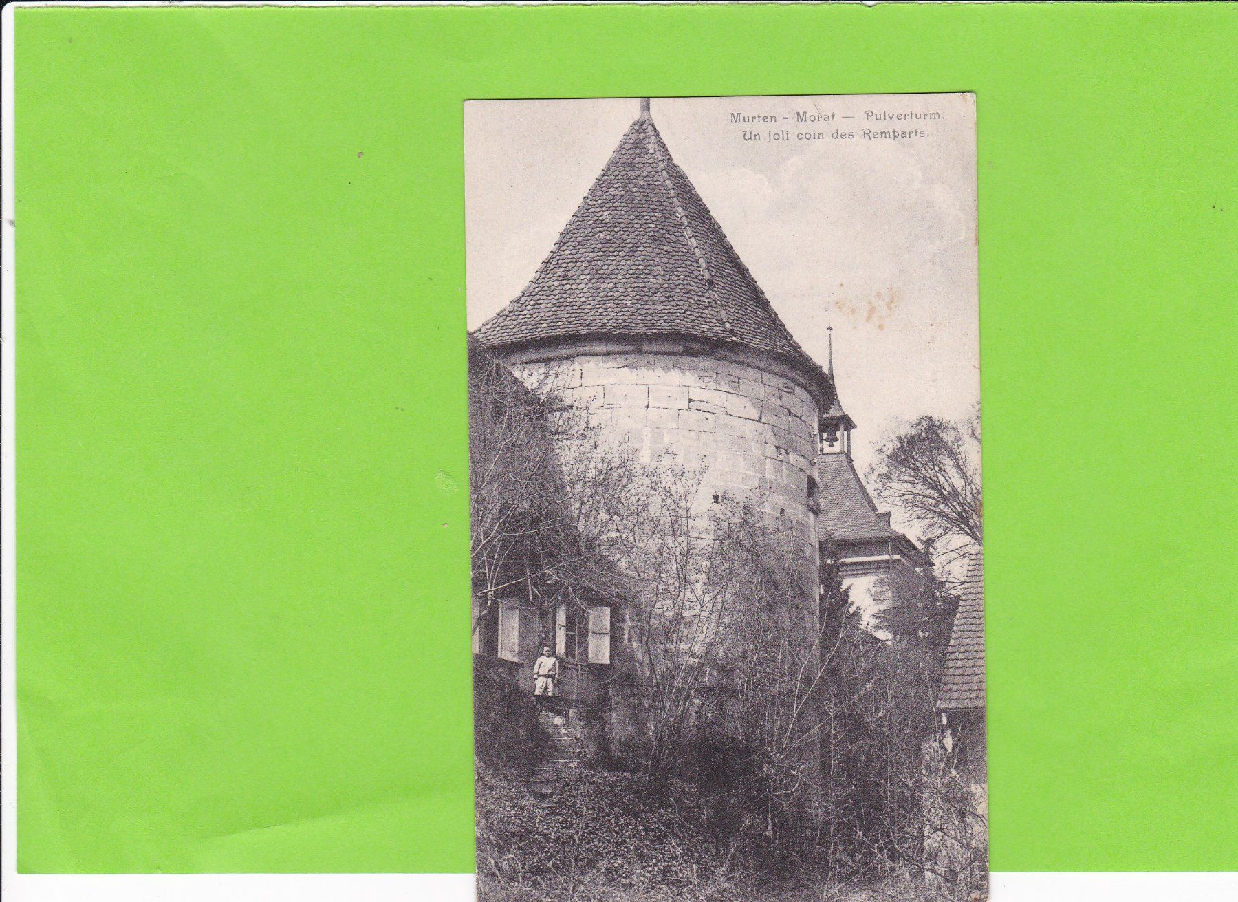 Cartoline postali: Murten-Pulverturm – Usato da St. Peterzell venduto da neckertal