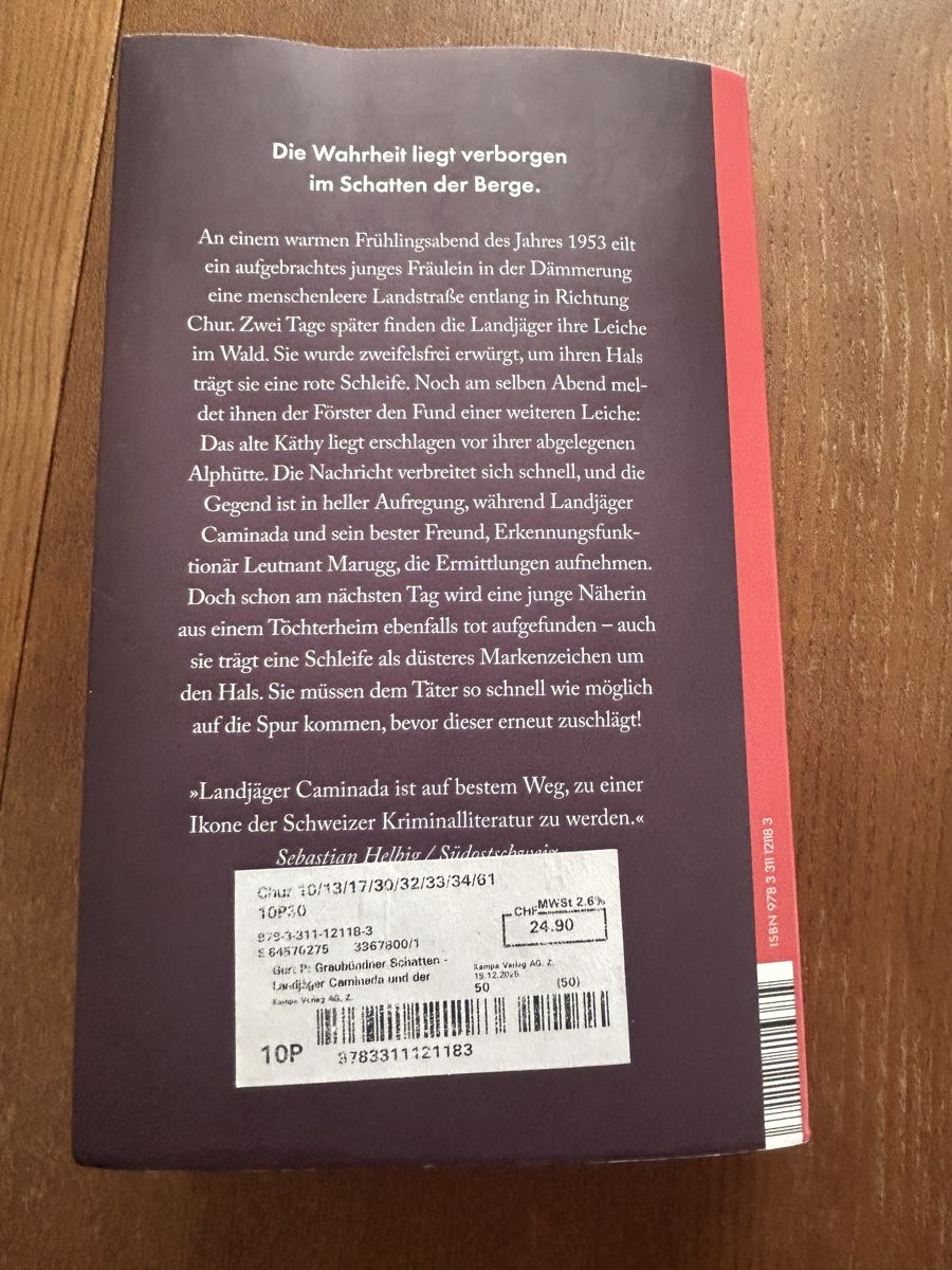 Livres: Philipp Gurt Graubünden Schatten – D'occasion à chur par corazon710 1