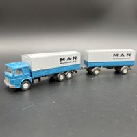 MAN Anhängerzug 1:87 Wiking Vitrinenmodell