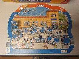 Kinder Puzzle Polizei Police 27 Teile