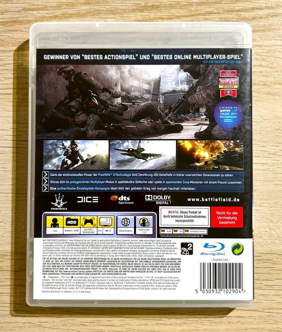 Sony Jeux: Battlefield 3 PS3 – D'occasion à St. Gallen par Alpine.Arcade 1