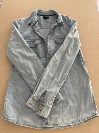 🩵 Cyrillus Paris Jeansbluse | Hellblau | Gr. 36