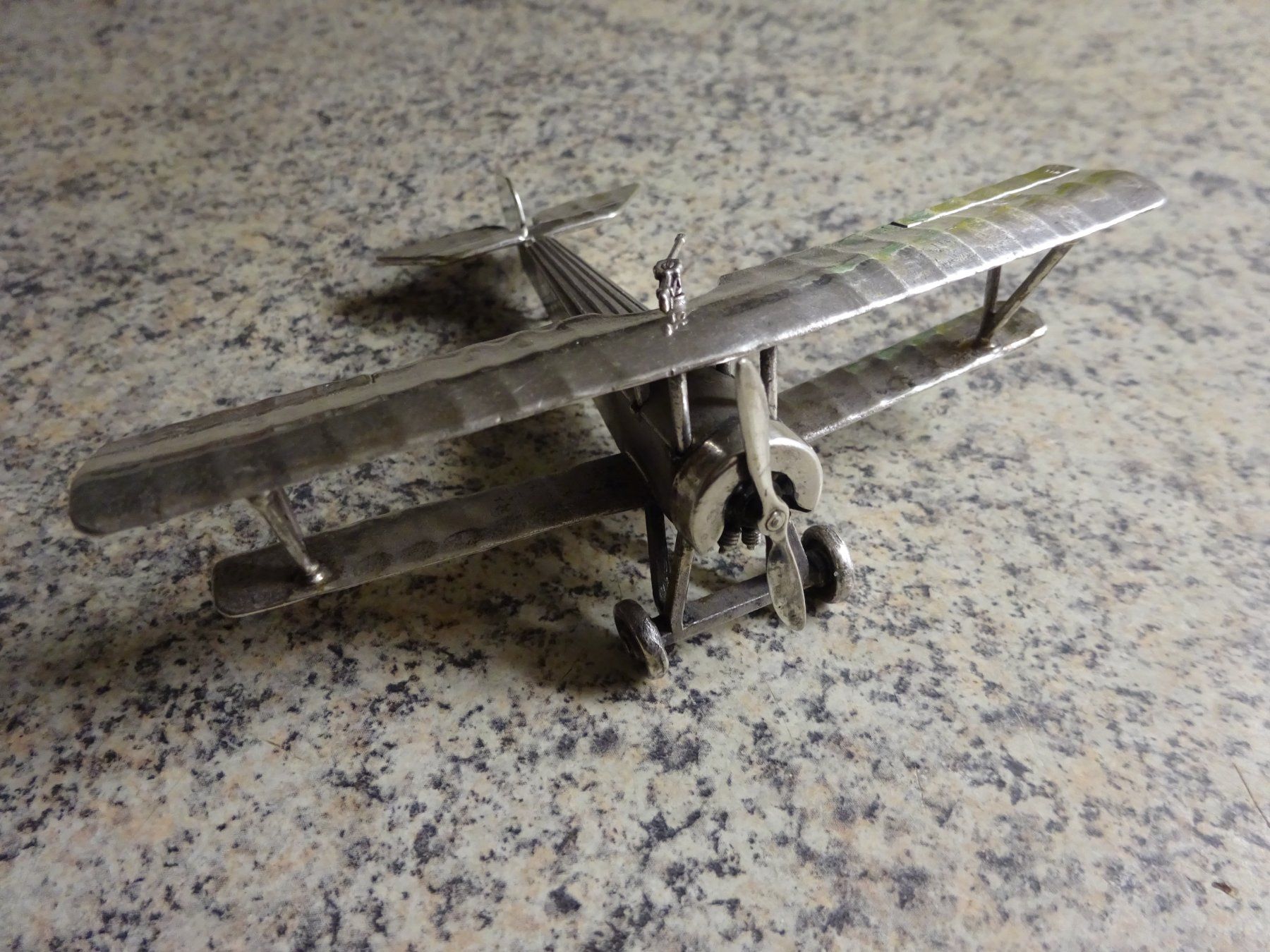 Kit di modellismo & Modellini statici: Doppeldecker Flugzeug / 800-Silber – Usato da Esslingen venduto da eintagammeer 8