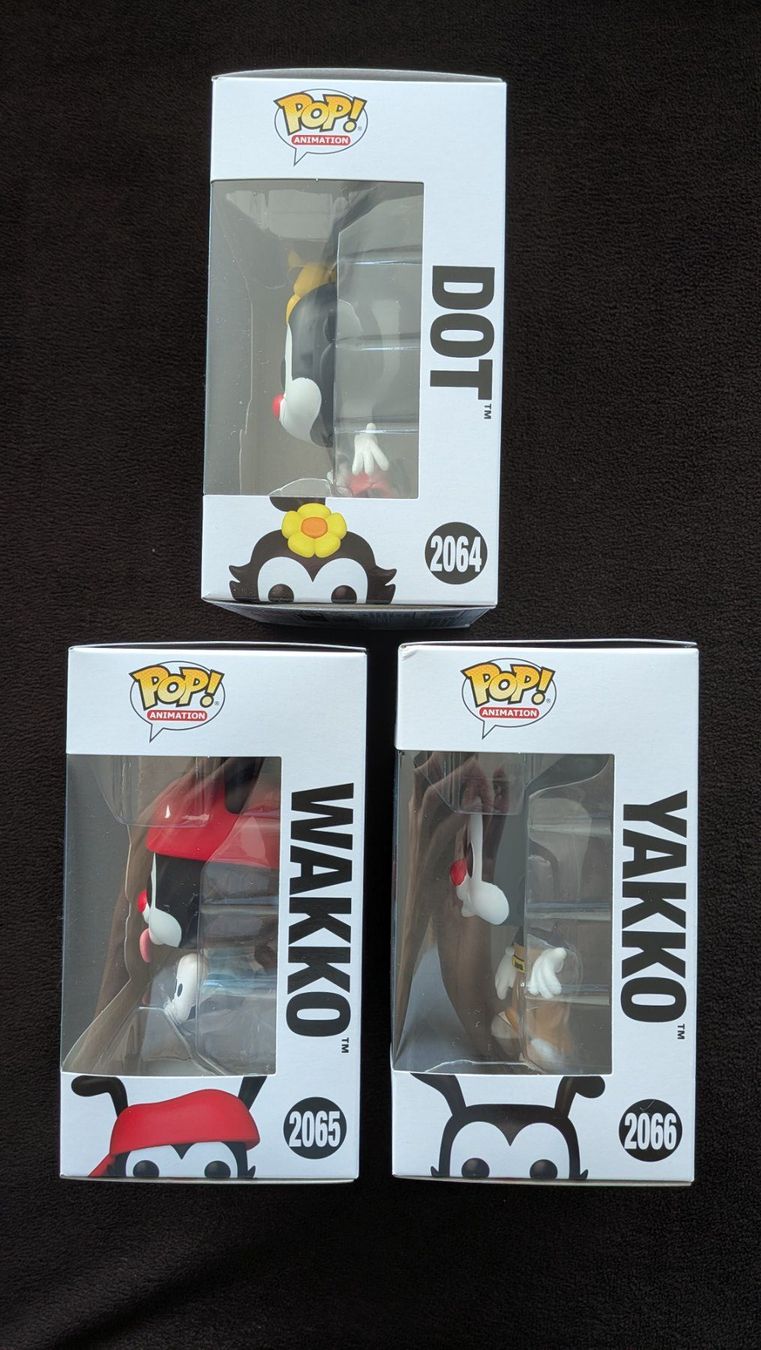 Funko Figuren: Funko Pop! Animaniacs - Dot #2064 Wakko #2065 Jakko #2066 – Neu und originalverpackt aus Obfelden von RCO85 1
