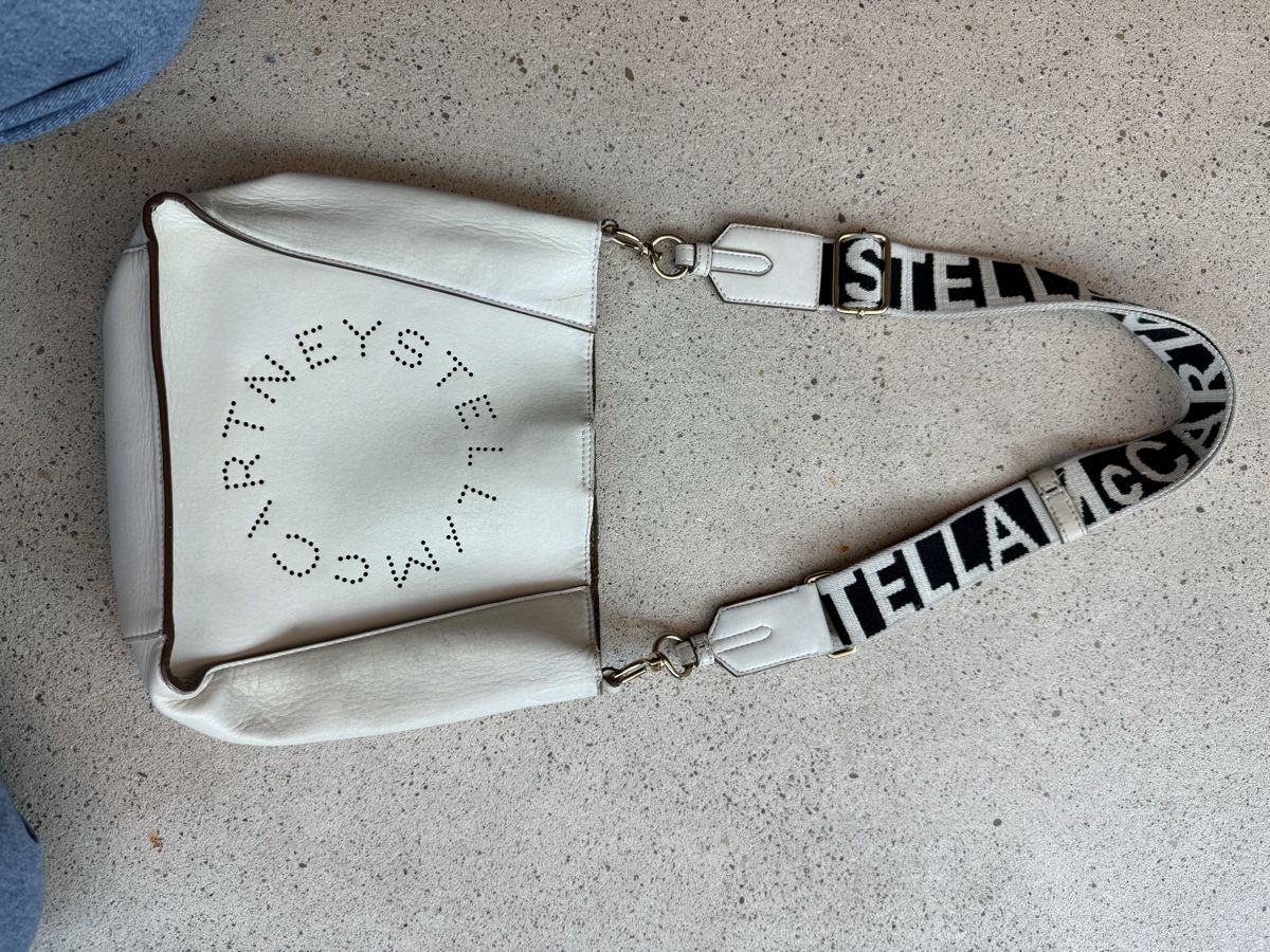 Stella McCartney Borse da donna: Stella McCartney White Shoulder Bag – Usato da Zürich venduto da aud_jxy9 2