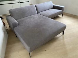 Ecksofa Grau