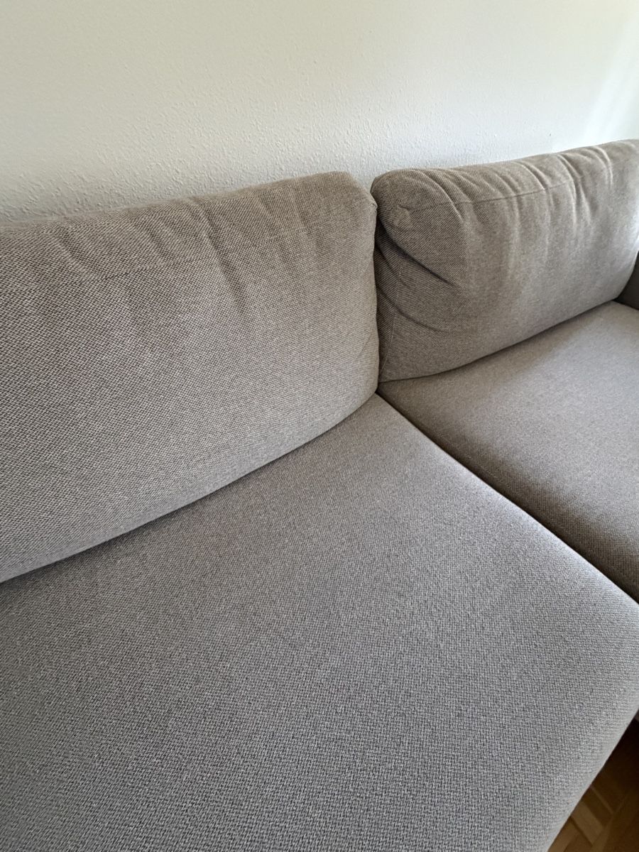 Sofas: Ecksofa / Sofa mit Chaiselongue von SOFACOMPANY, hellgrau – D'occasion à Bremgarten b. Bern par Sandy.s90 1