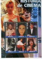 Block "Sophia Loren, Natalie Wood, Richard Burton". Angola