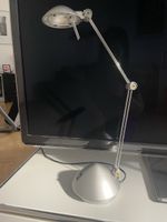 Tischlampe, silbrig, Designer, Schwenkbar, gebraucht