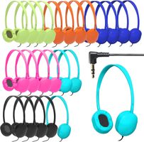 24er Pack Kabelgebundene Over-Ear-Kopfhörer für Schule