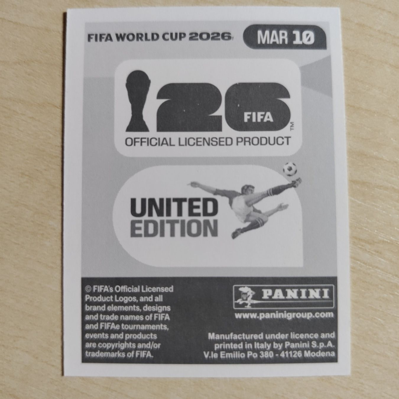 Panini Carte collezionabili: Sofyan AMRABAT, MAR 10, Panini WM 2026 – Nuovo (secondo la descrizione) da Dietlikon venduto da itmo 1