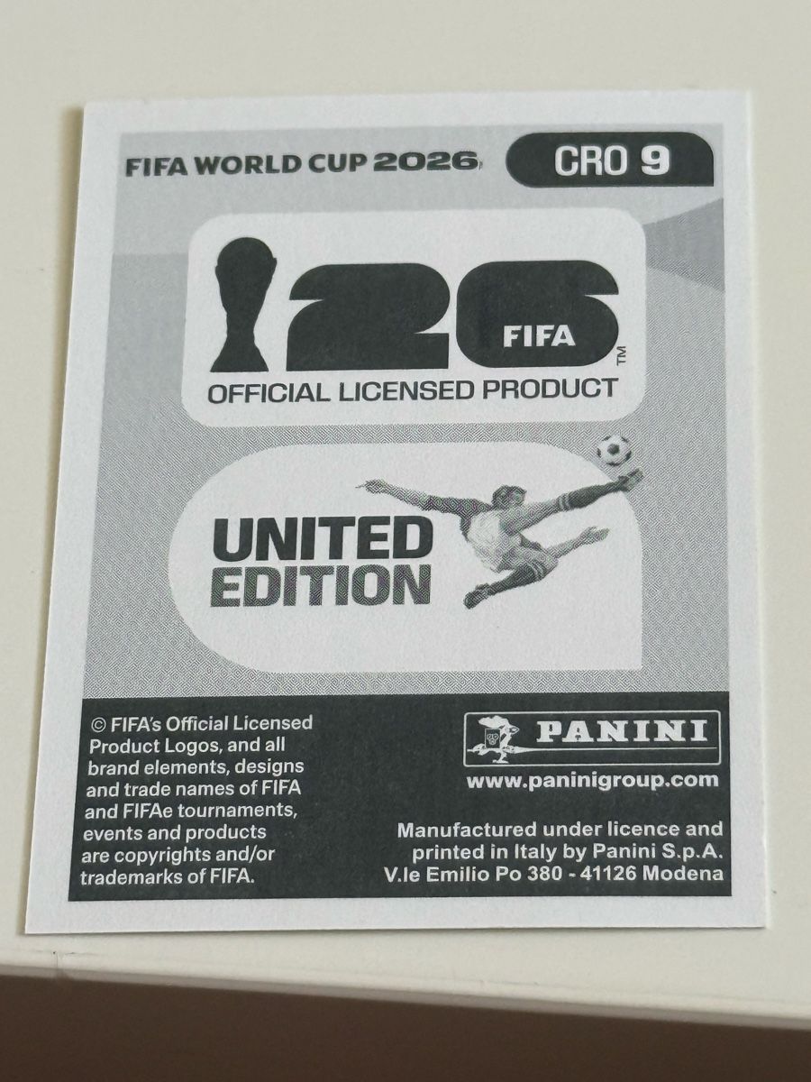 Panini Sammelbilder & Trading cards: Panini 2026 Luka  Modrić – Neu (gemäss Beschreibung) aus Gümligen von ivo_v7n2 1