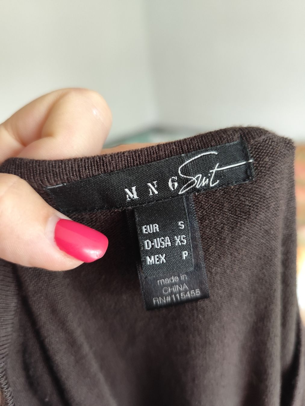 Mango Vestiti: Brown Long Sleeve Mini Dress - Size S - Mango – Usato da Mägenwil venduto da VintageGirly 6