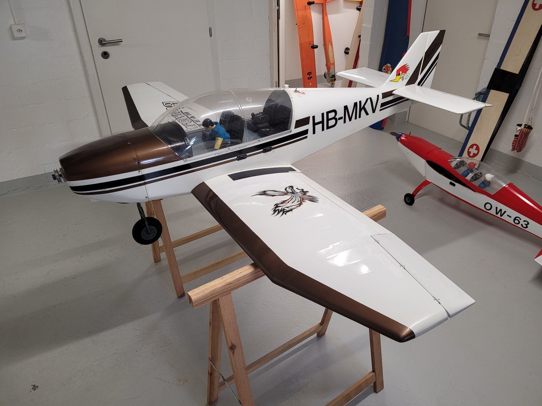 RC Modellbau: Grosse Jodel Robin mit ZG 62 und Servos – Defekt aus Winterthur von testi67 1
