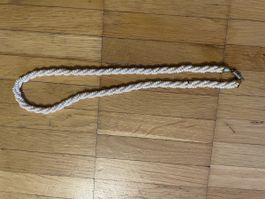 Vintage Beaded Necklace Twisty Pearls