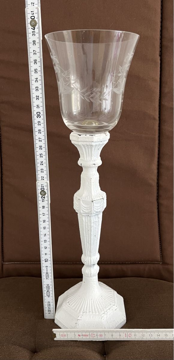 Tutte le decorazioni: Teelicht mit Gusseisen Ständer / Shabby chic – Usato da Wetzikon ZH venduto da seli03 8