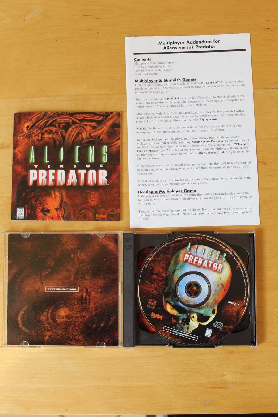 Spiele: Aliens VS Predator PC CD-ROM Big Box Edition US Version – Gebraucht aus Saignelégier von Chocobarde 4