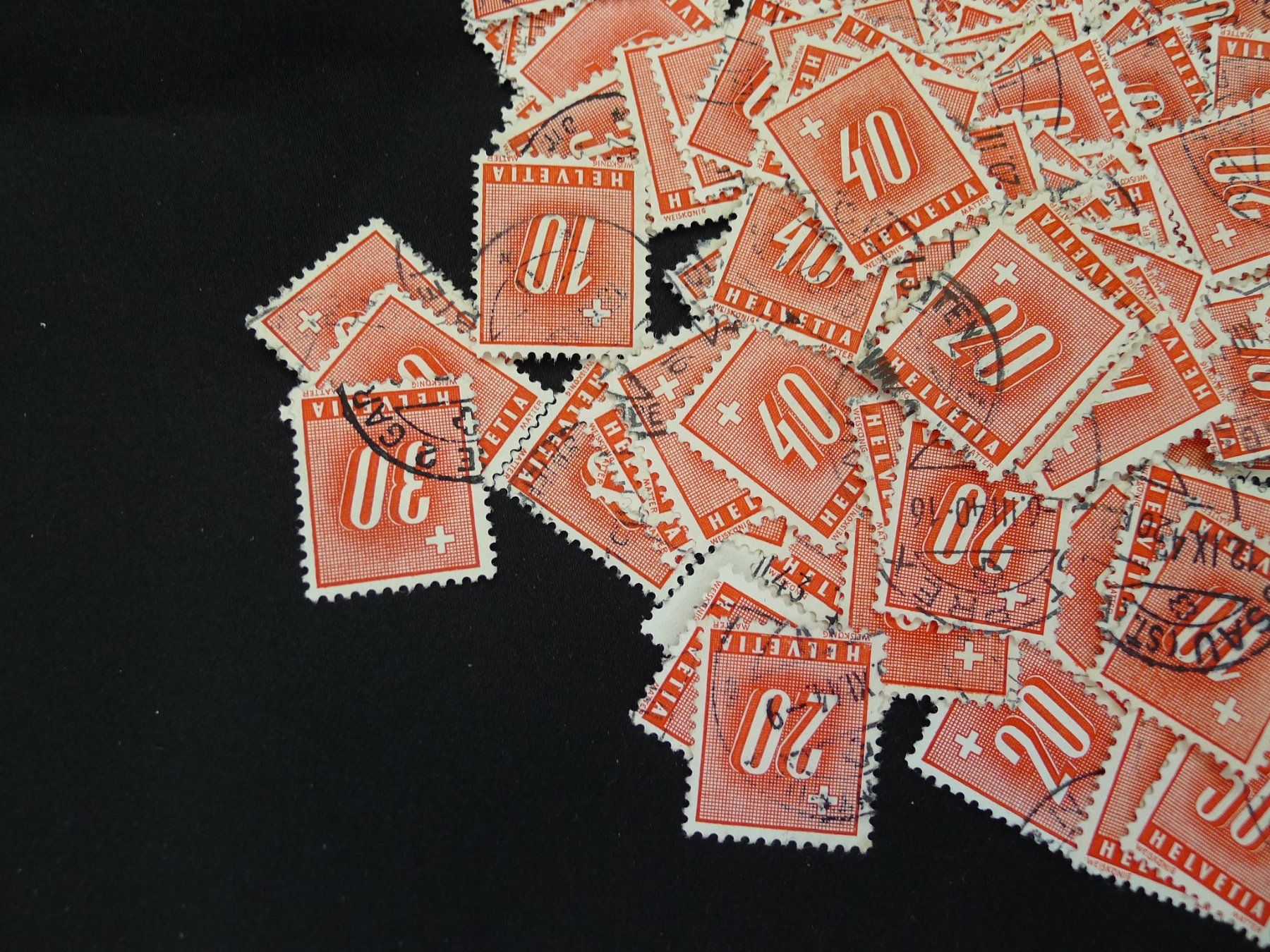 Alle Briefmarken: Sammlung Porto Briefmarken – Gebraucht aus Dagmersellen von q1w2e3r4 1