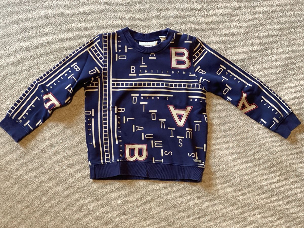 Maison Scotch Pullover & Sweatshirts: Pull Scotch&Soda Garçon Taille 6/116cm, motifs graphiques – Neu (gemäss Beschreibung) aus Vevey von sasa2008 2