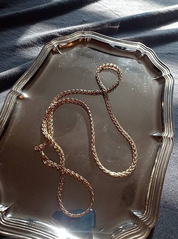 Catenine: 2 Schmuck-Ketten goldenfarbig 70+90cm ohne Punze – Usato da Villnachern venduto da focusride 3