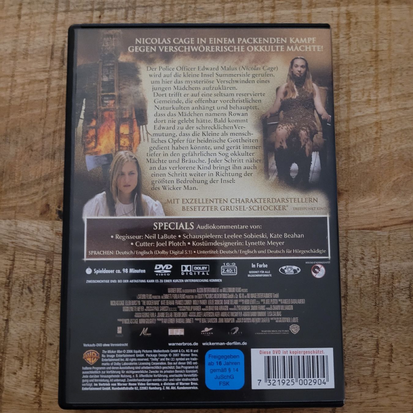 Tutti i DVDs: Wicker Man dvd Nicolas Cage – Usato da Volketswil venduto da uffdu 1