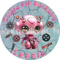 Tortenaufleger, Cake Topper, Roboter