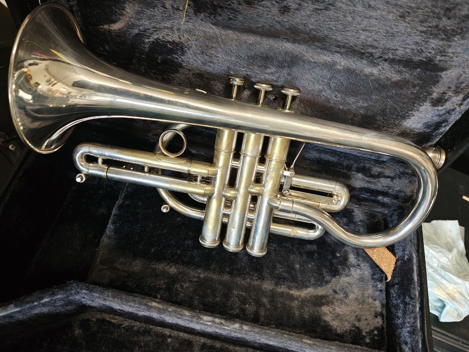 Strumenti musicali: B.Cornet Getzen Eterna – Usato da Langenthal venduto da Saxophone23 3