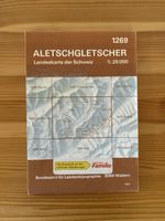 Aletschgletscher Wanderkarte 1:25000