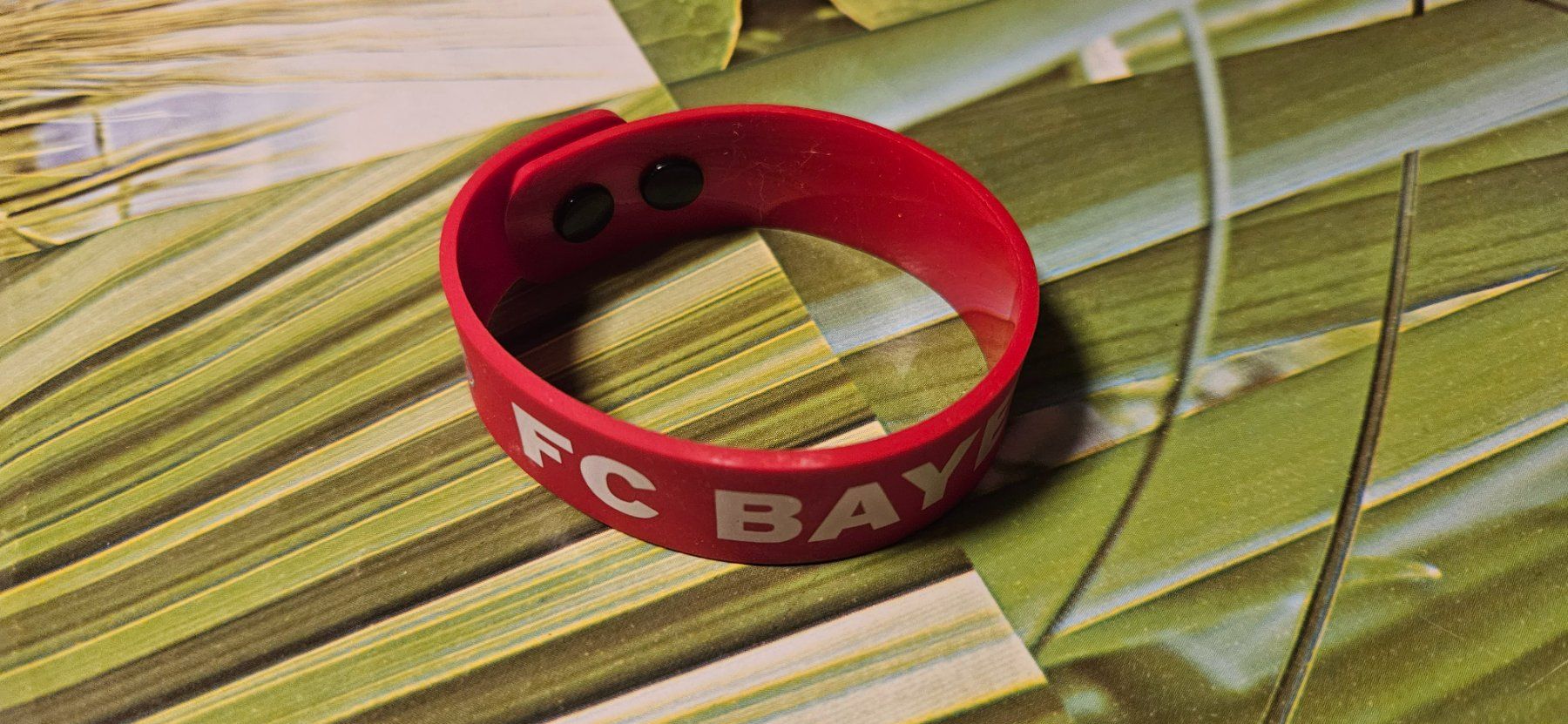 Armbänder & -reifen: FC Bayern Armband, rot, verstellbar – Gebraucht aus Glattbrugg von Fleury23