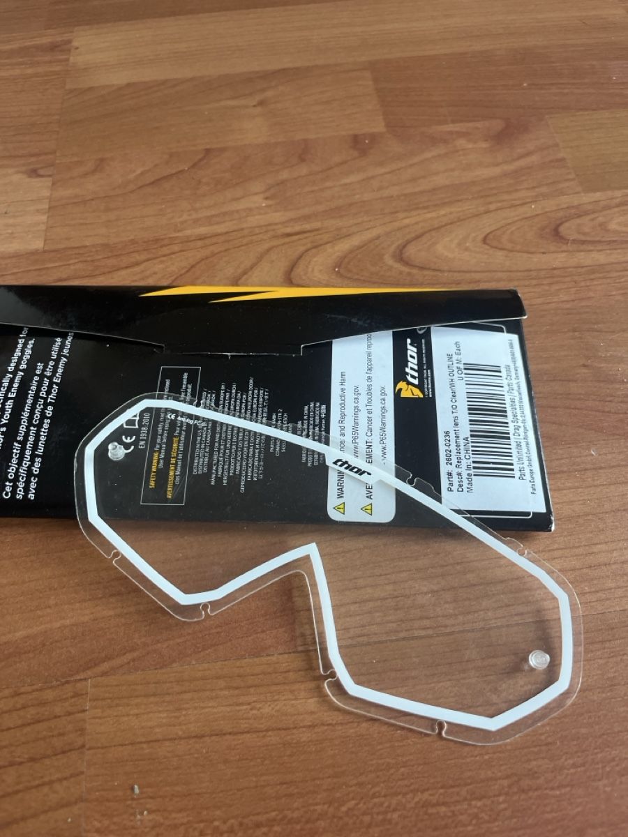 Brillen & Gläser: 2x Thor Ersatzglas Youth Enemy Goggle neu – Neu und originalverpackt aus Breil/Brigels von die_86bb