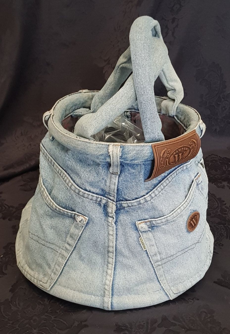 Borse: Jeans Einkaufstasche Eimzelstück – Nuovo (secondo la descrizione) da Figino venduto da mayam63 4