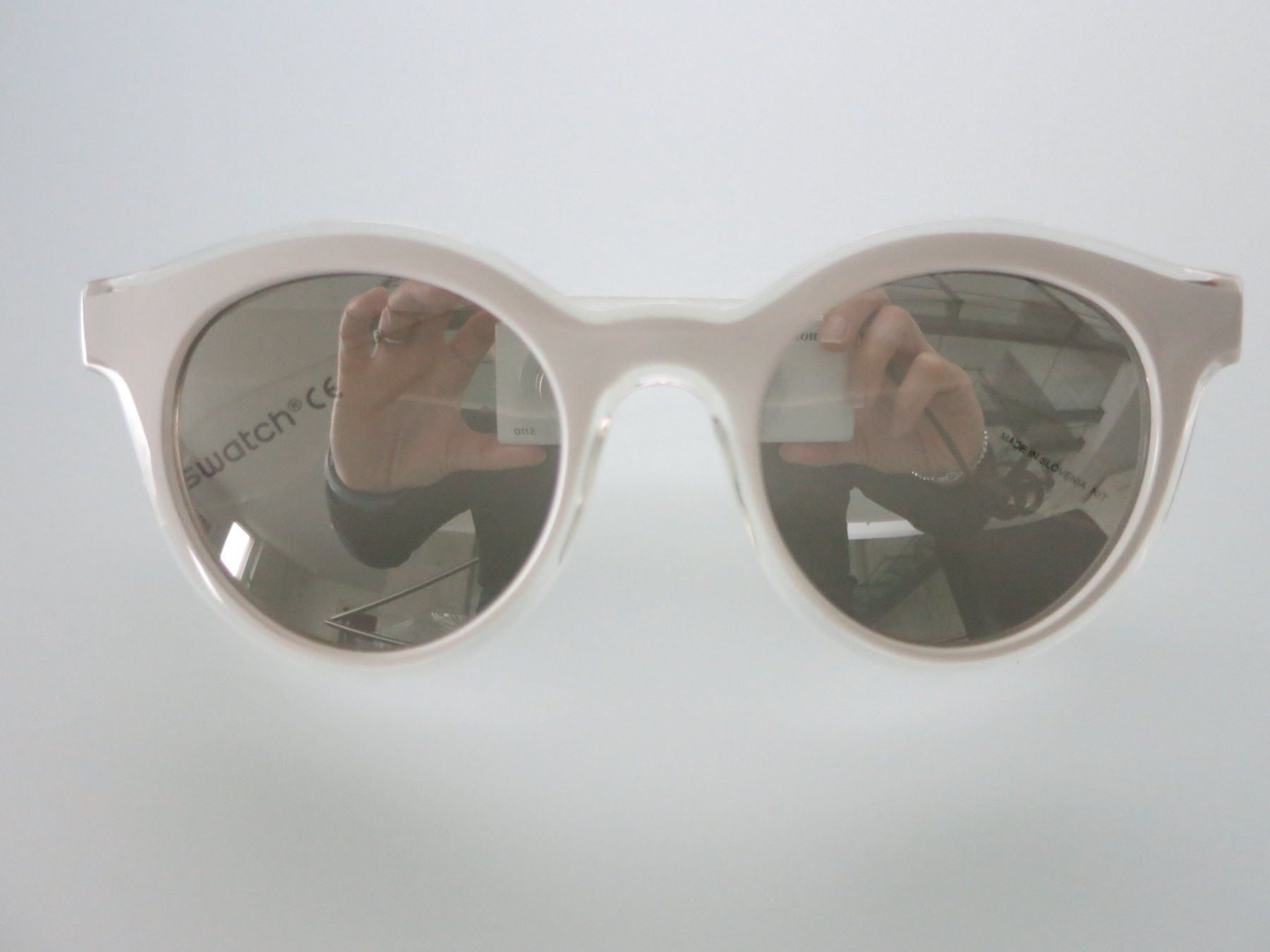 Occhiali & Lenti: swatch Sonnenbrille weiss – Usato da Wisen SO venduto da Ihunter 3