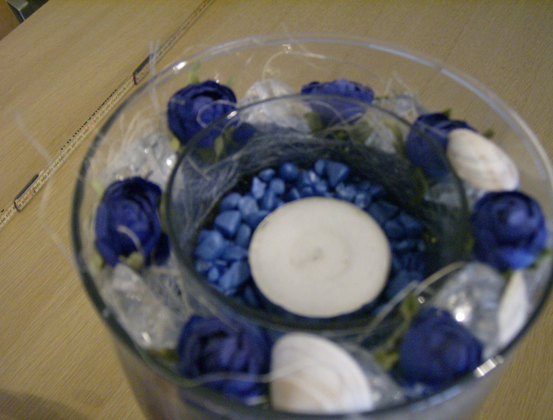 Portacandele: Kerzenständer im Glas Blau – Usato da Niederbipp venduto da Trude04 1