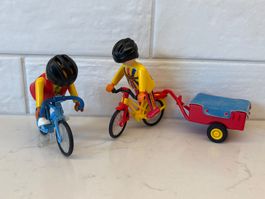 Playmobil : Ensemble Vélos et remorque, parfait pour l'été !