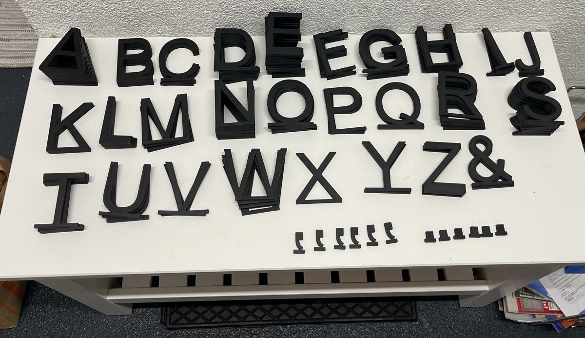 Toutes les décorations: Buchstaben Letterboard – D'occasion à Reichenburg par ric8864 3