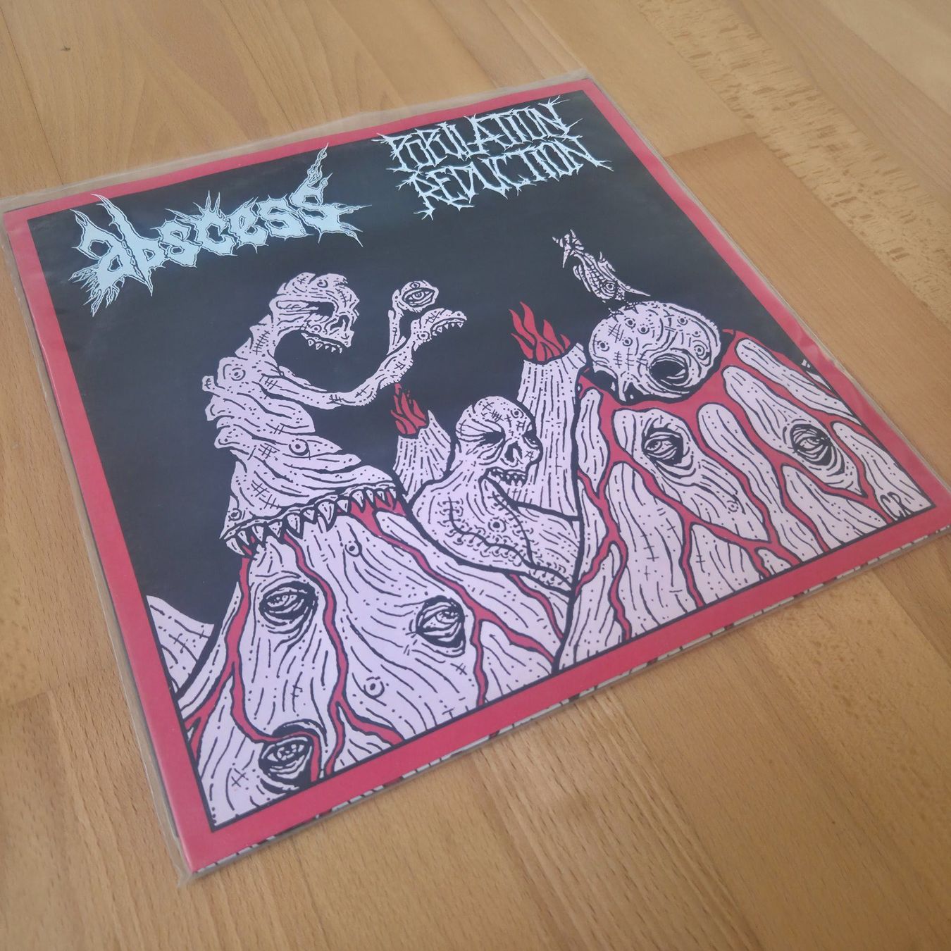 Dischi in vinile: Abscess / Population Reduction ‎– Split LP Red Tankcrimes – Usato da Zürich venduto da Wickeddude 2