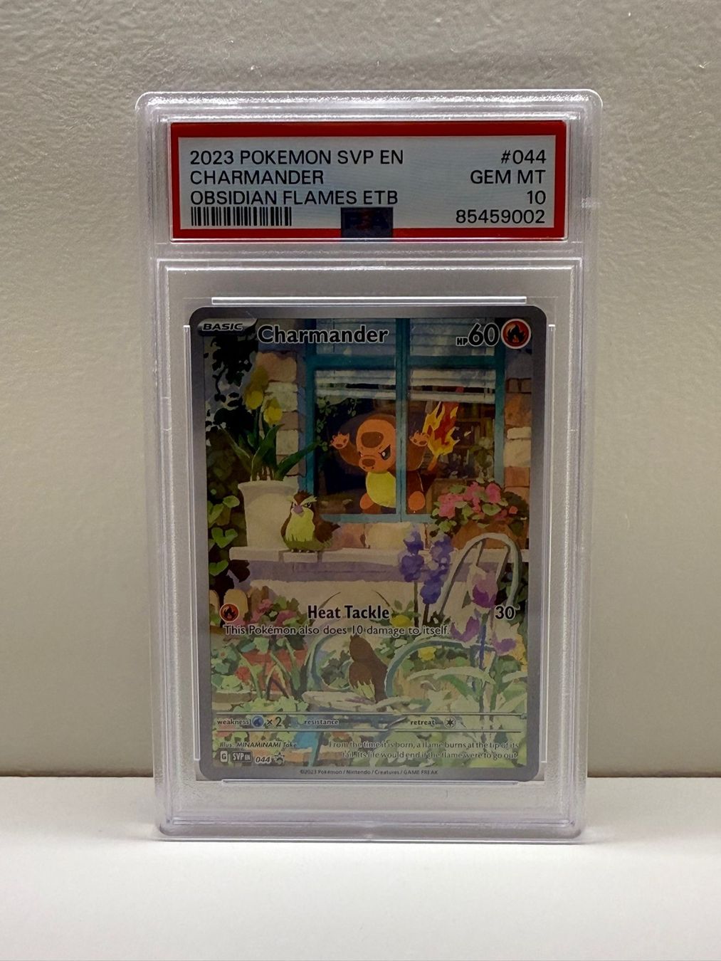 Pokémon Carte collezionabili: PSA 10 Charmander #044 – Obsidian Flames ETB Promo – Nuovo e nell'imballaggio originale da Grandson venduto da nopaoch