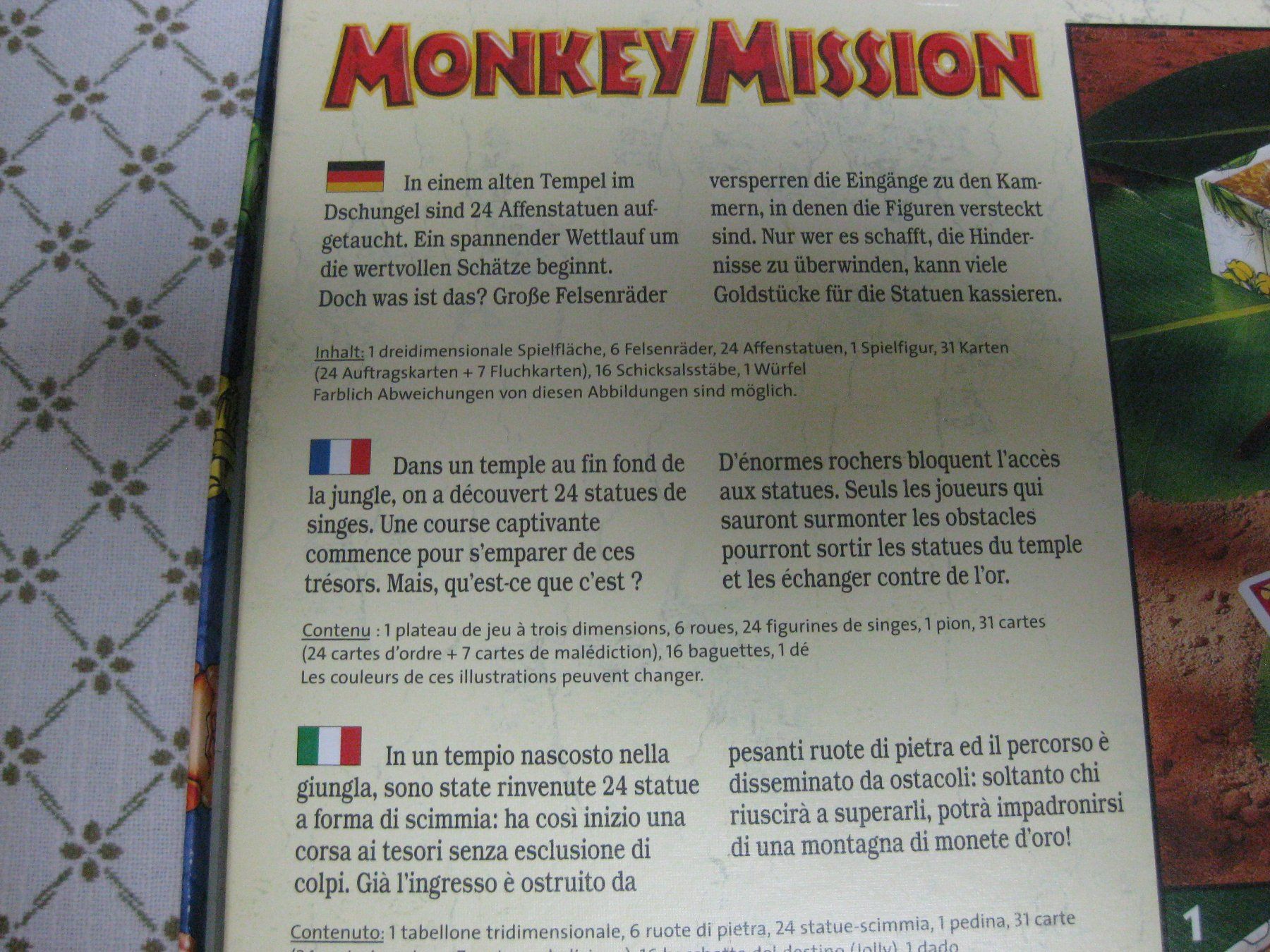 Ravensburger Giochi: Brettspiel MONKEY MISSION +7-99 alter / Komplett u Top – Nuovo (secondo la descrizione) da Münchenbuchsee venduto da neuwertig-gespart 4